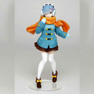 Re: Zero Starting Life in Another World Rem Winter Cloth Prize Figure - BUCKET POPCORN